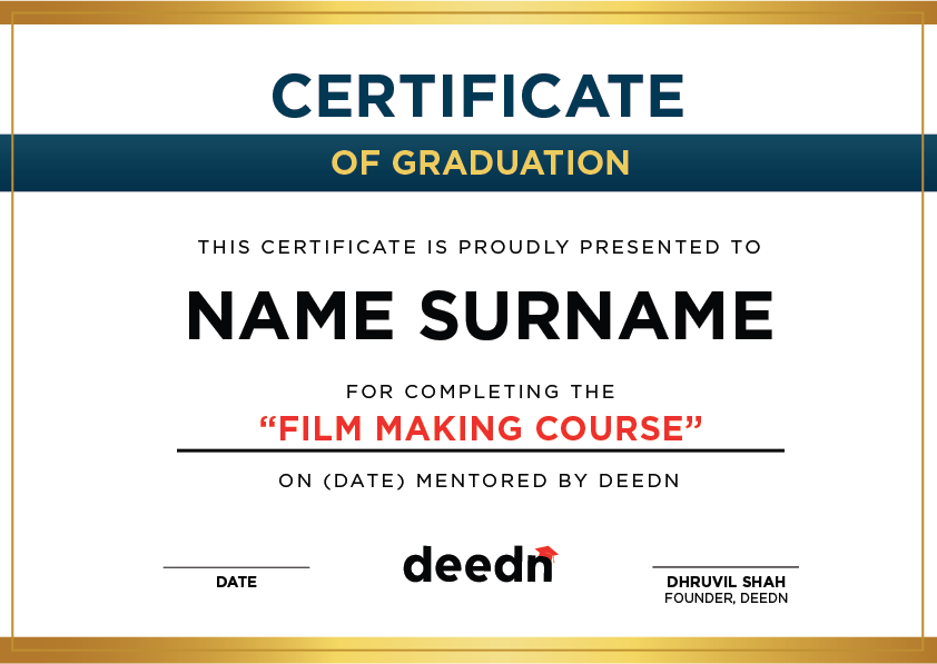 Film Making Course​